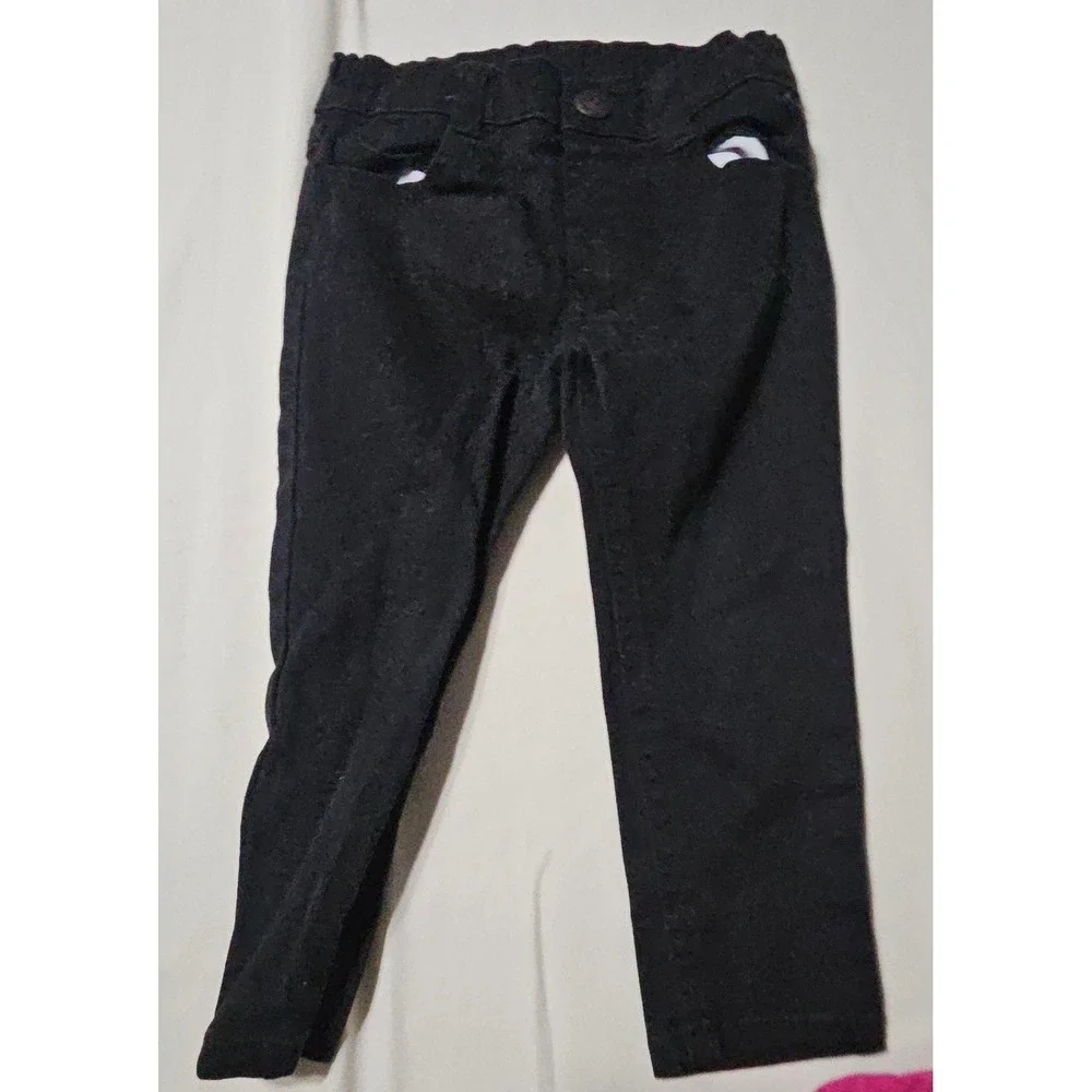 Garanimals Pants Shorts Lot Baby Girl 12M 18M Blue Black Pink Floral 4pc Set